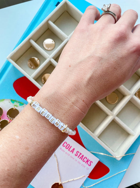 2026 Word of the Year Bracelet - Cola Stacks -