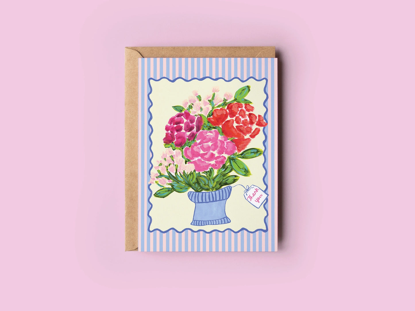 Vase Full of Thank Yous Greeting Card
