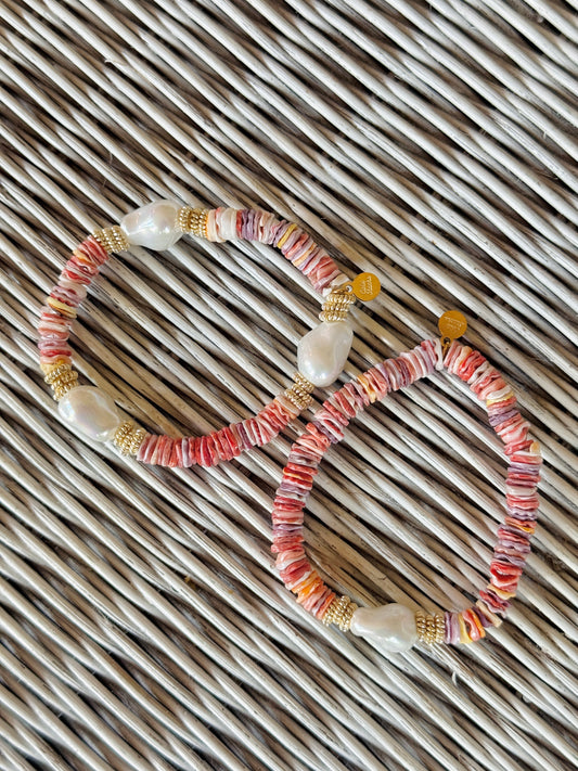 Coral Shell Bracelet