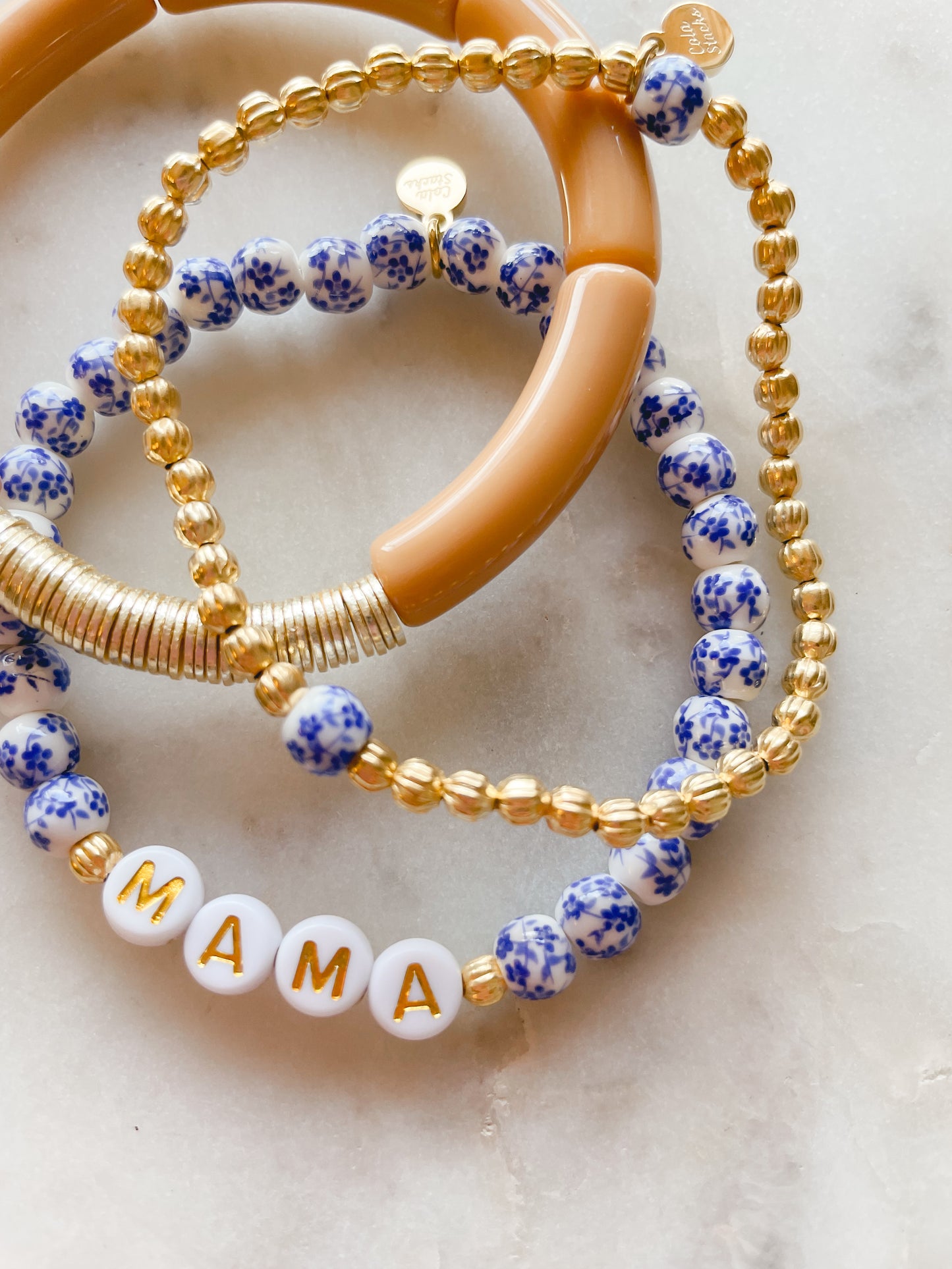 Blue Porcelain Stack