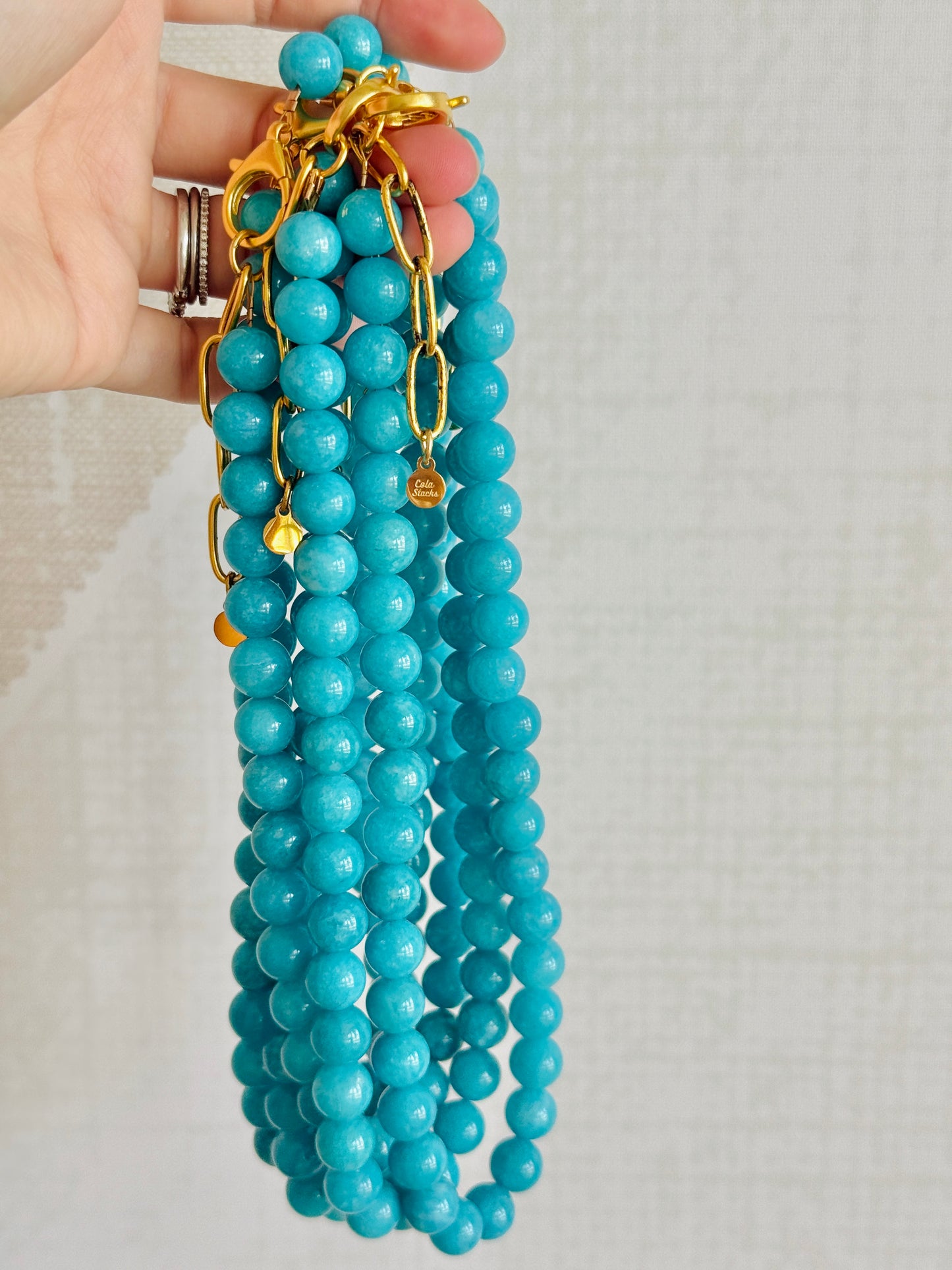 Bright Blue Necklace