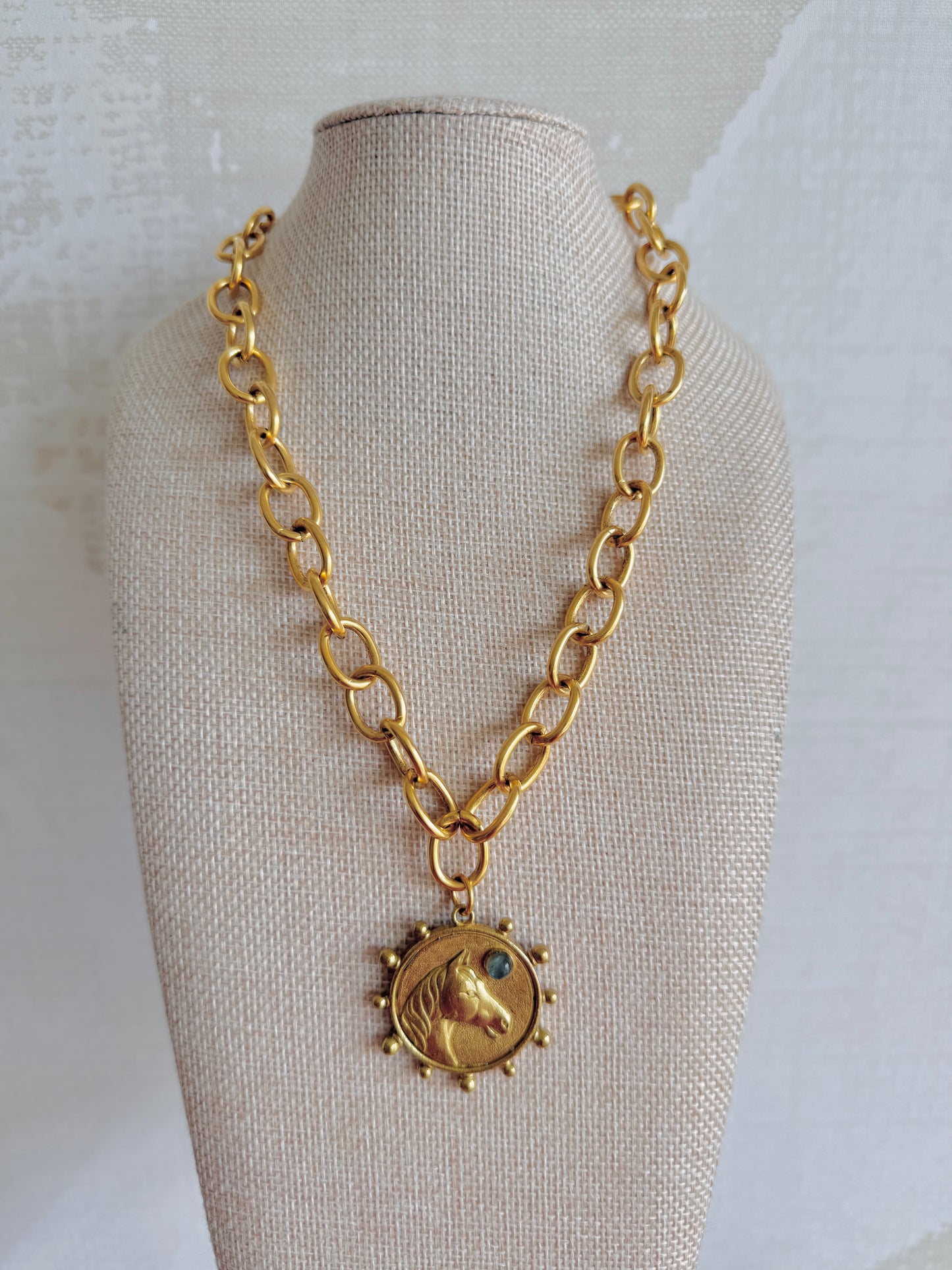 Franklin Horse Necklace