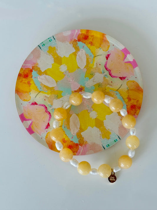 Joyful Bracelet- Butter