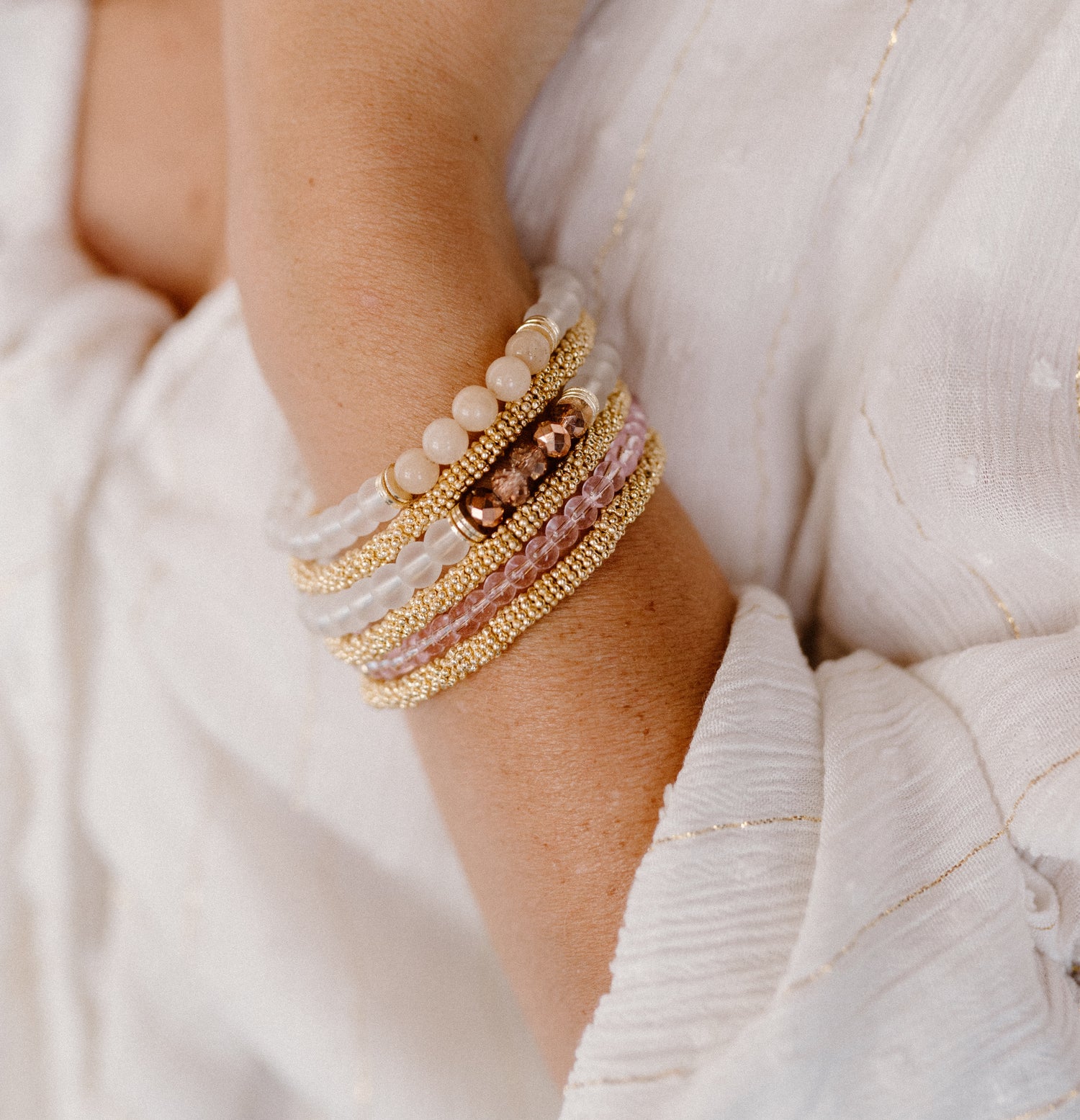 Gold & Neutral Stack