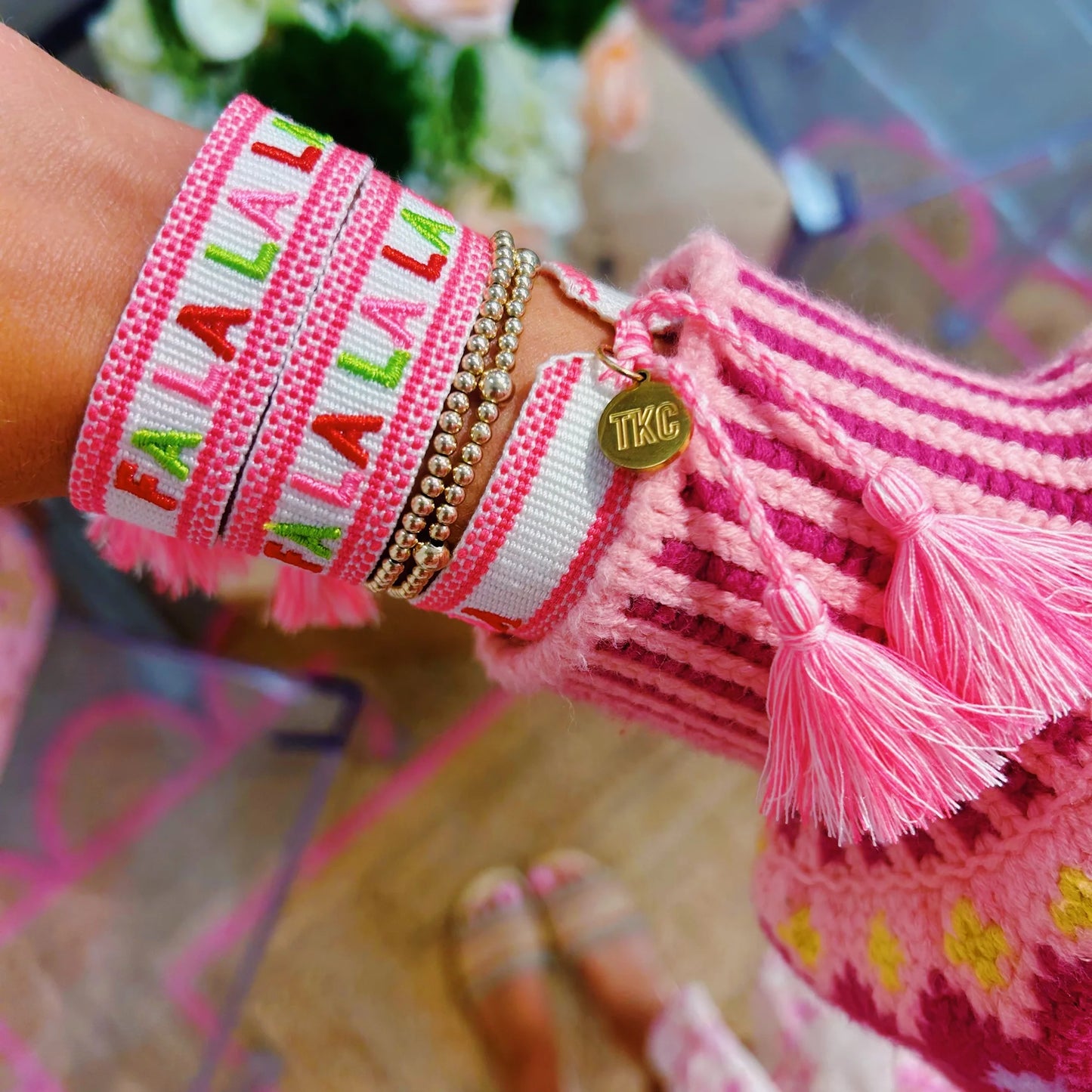 Kenzie Collective Fa La La La La Bracelet
