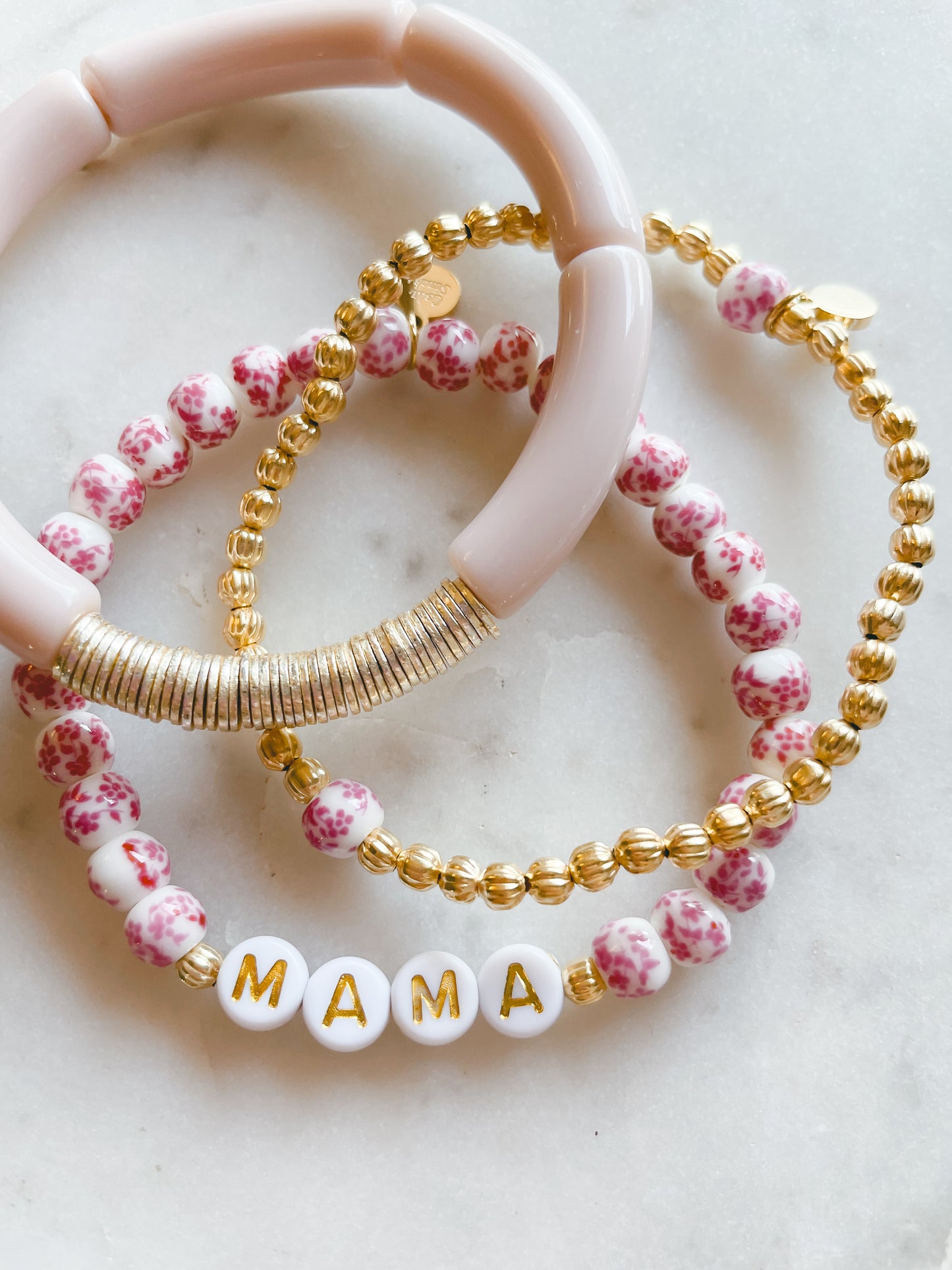 Pink Porcelain Stack