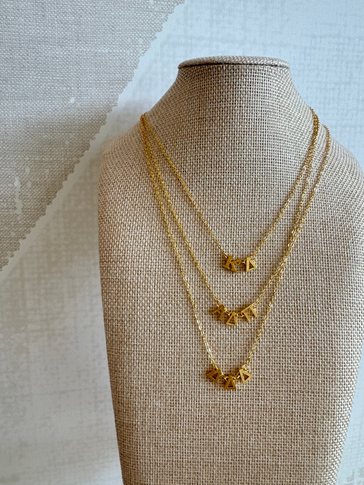 Gold Sorority Necklace