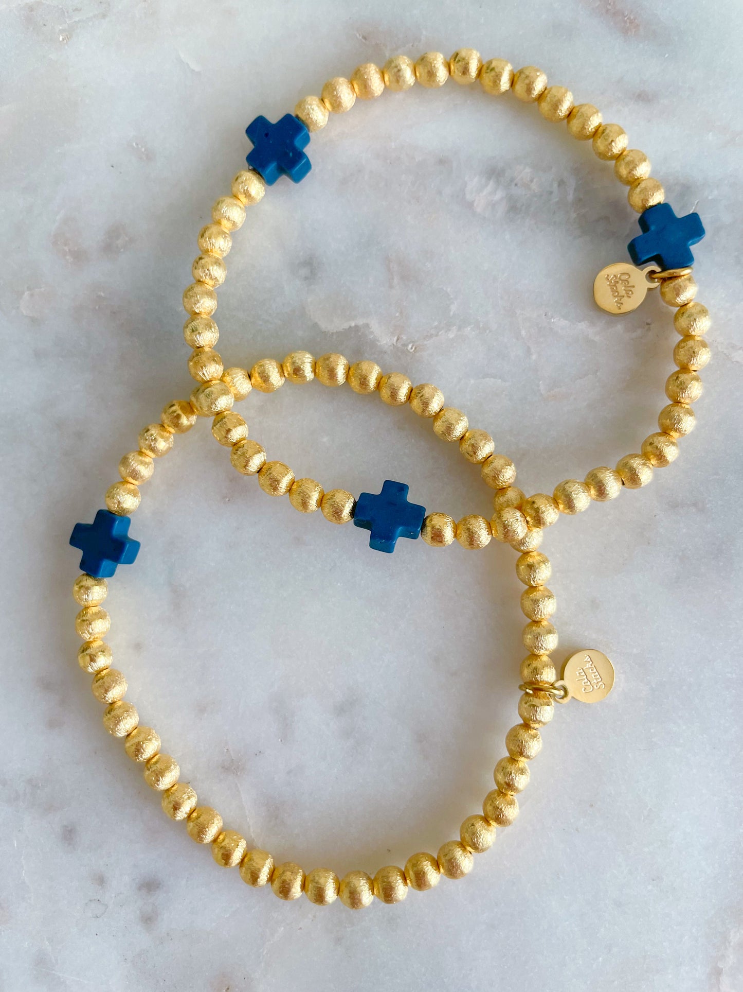 Navy Cross Bracelet