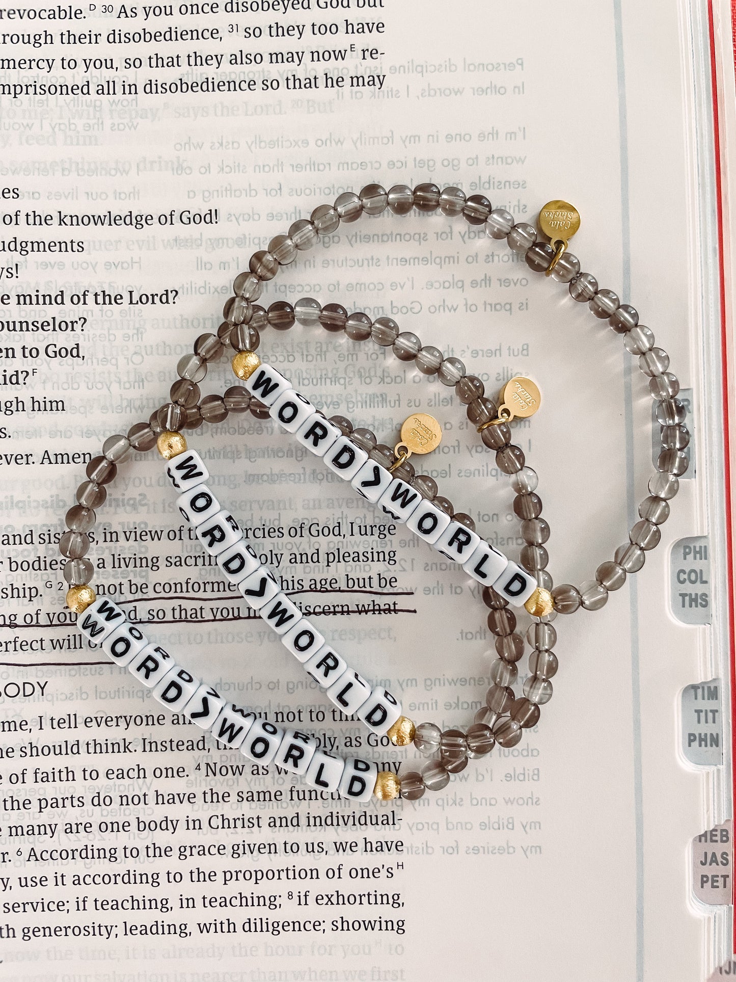 Word > World Bracelet