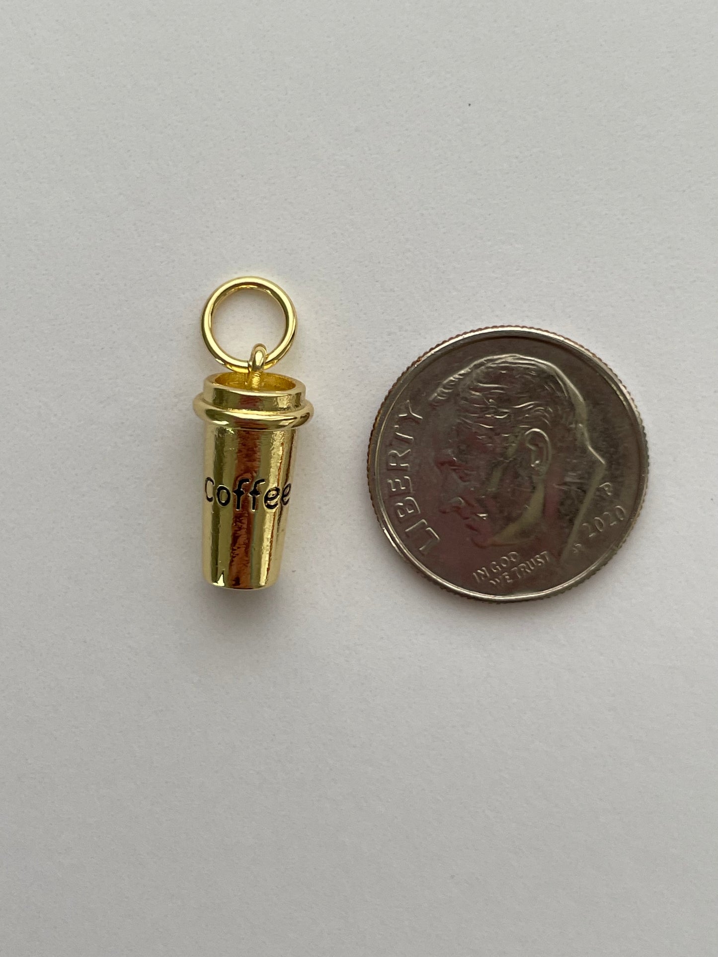 Large Coffee Charm