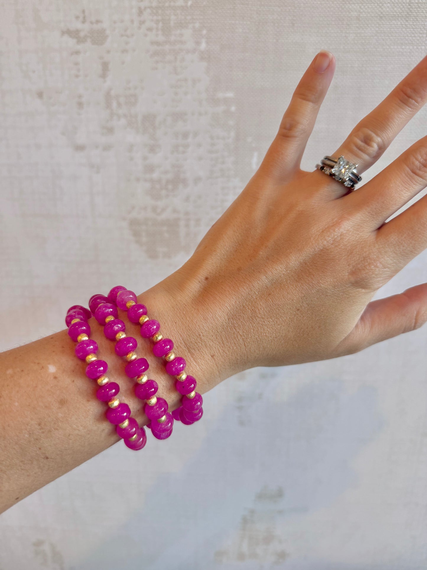 Raspberry Sequoia Bracelet