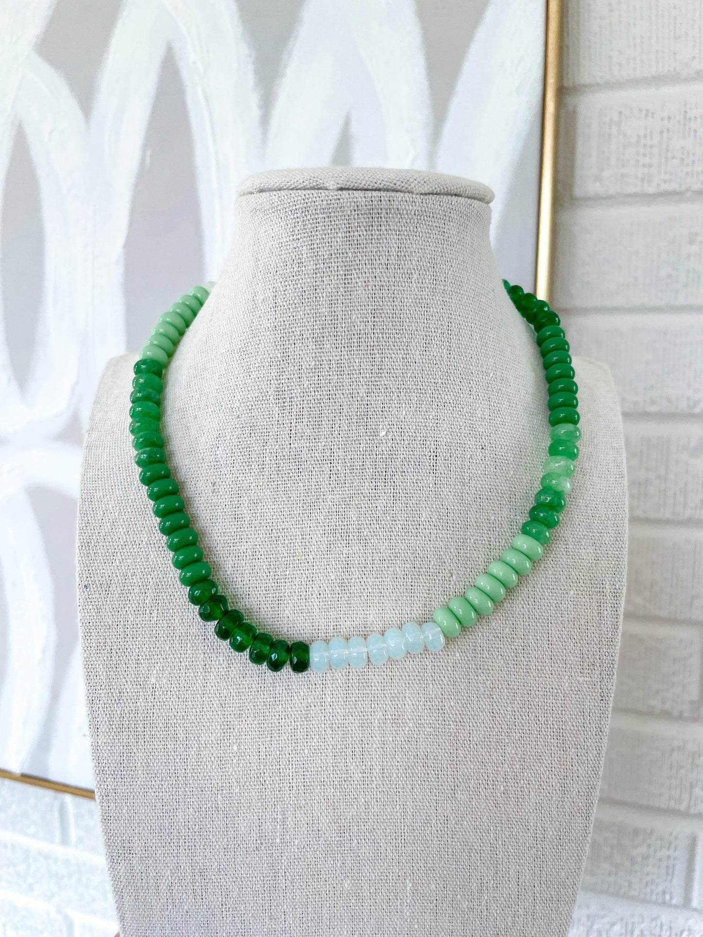 Caryn Lawn- Green Necklace