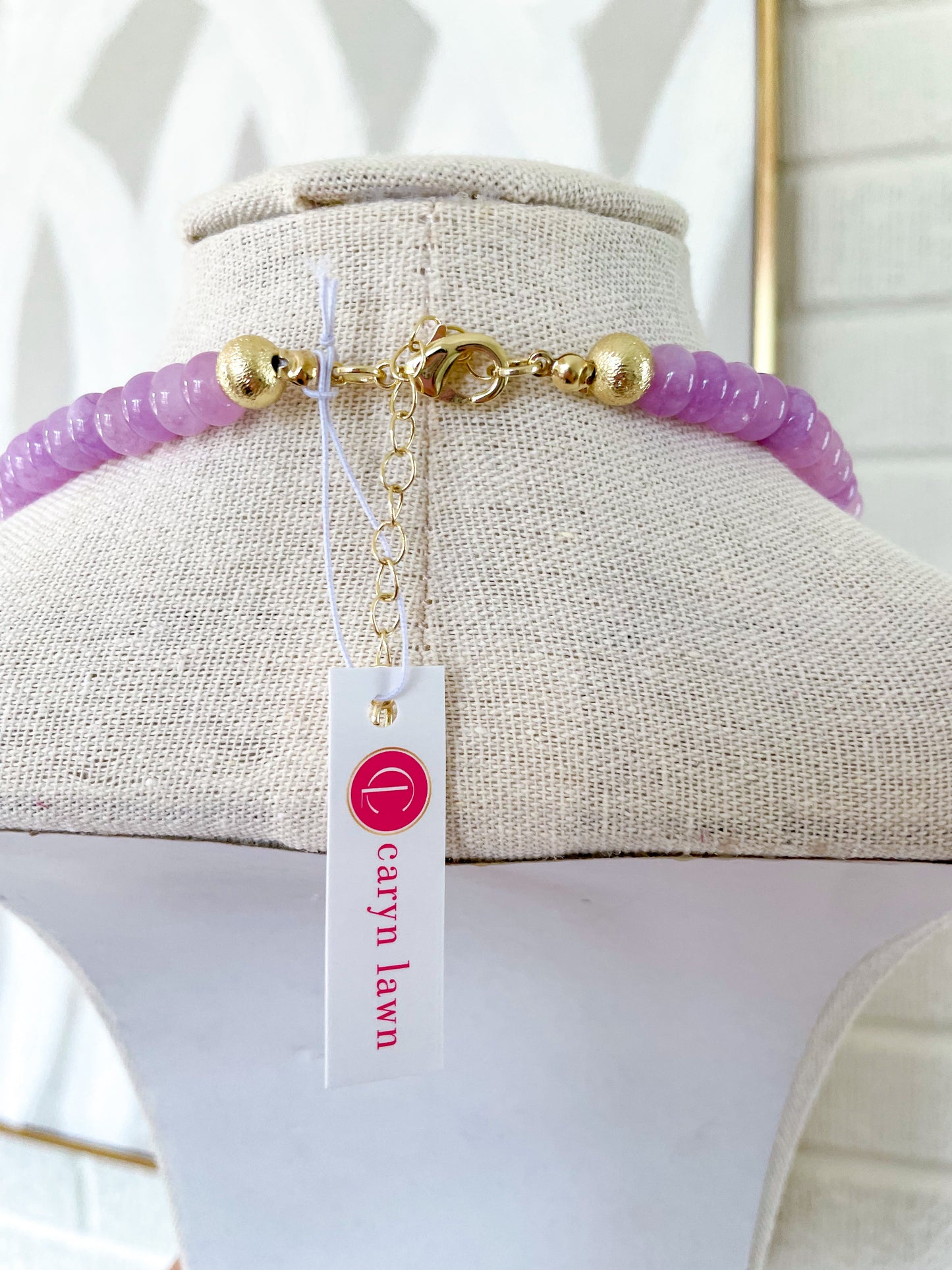Caryn Lawn- Lavender Necklace