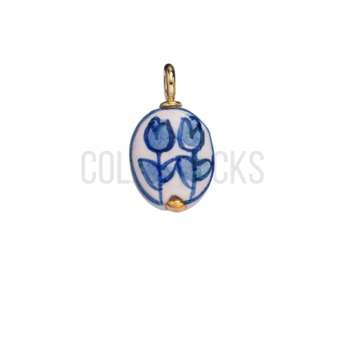 Blue Porcelain Charm