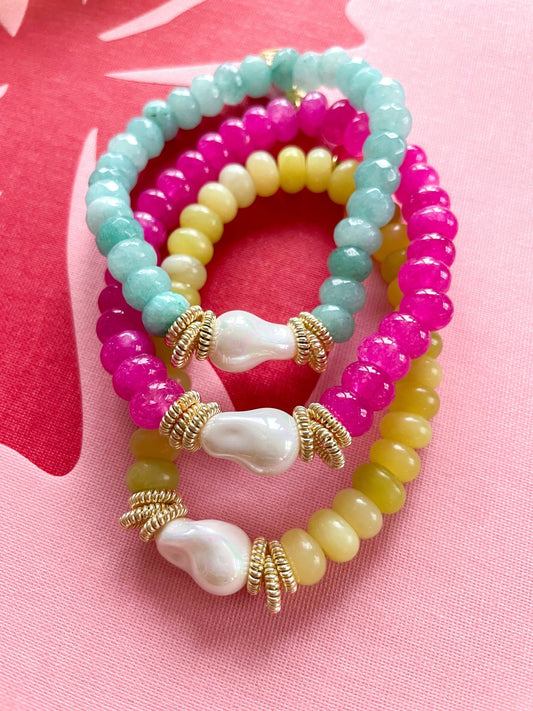 Ally Bracelet - Cola Stacks -