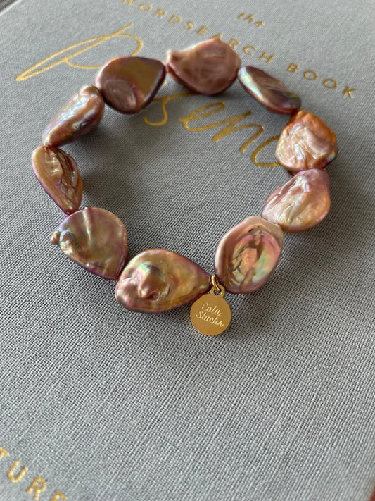Amelia Bracelet - Cola Stacks -