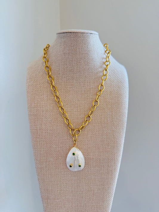 Amelia Necklace - Cola Stacks -