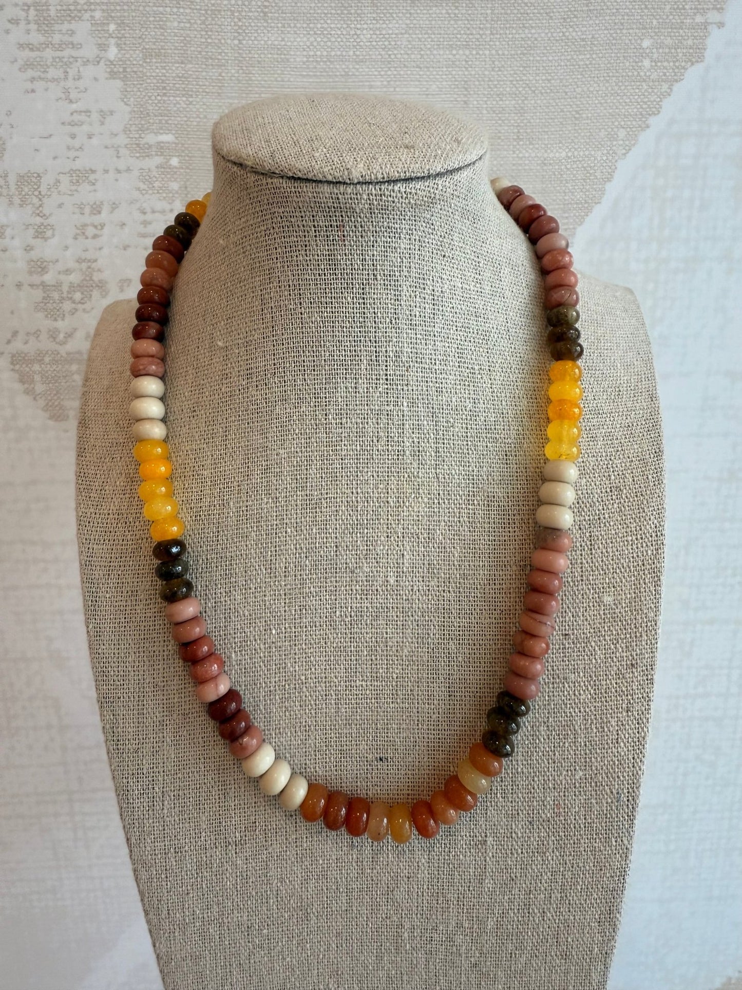 Autumn Necklace - Cola Stacks -