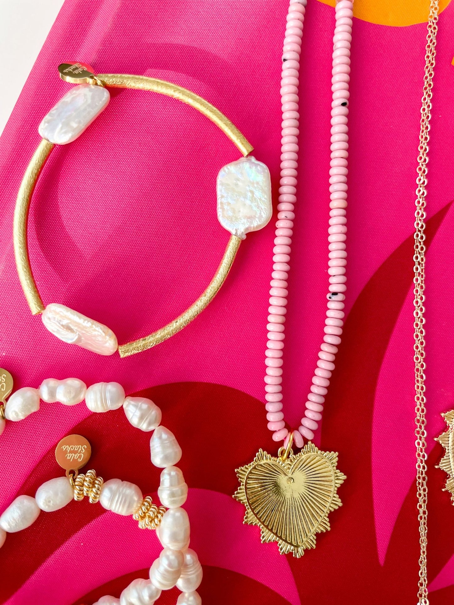 California Love Necklace - Cola Stacks -