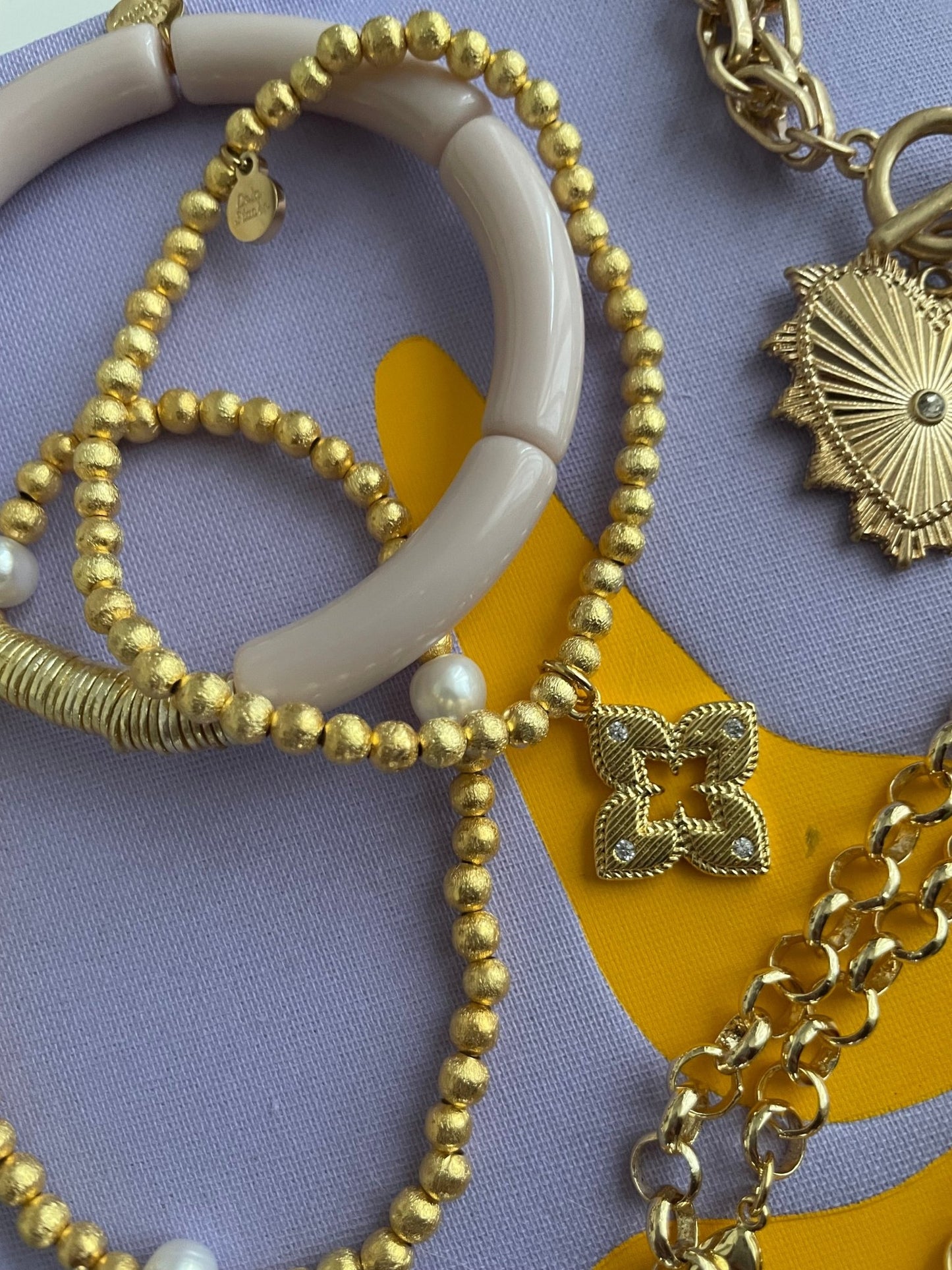 Cammie Bracelet - Cola Stacks -
