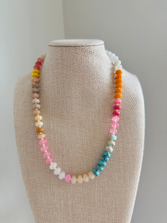 Charlie Necklace - Cola Stacks -