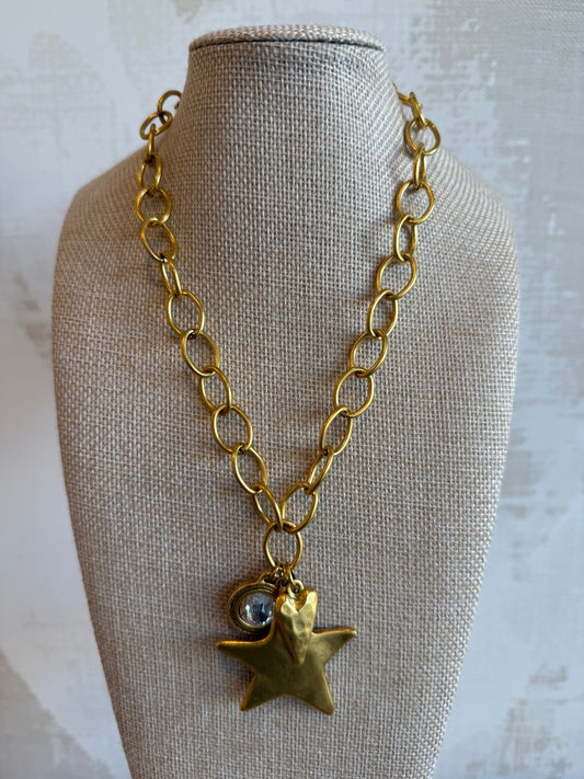 City Girl Necklace - Cola Stacks -