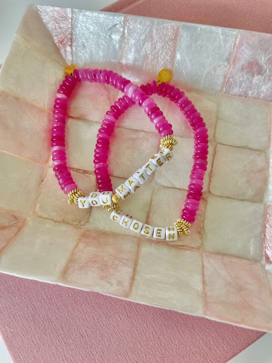 Daily Reminder Bracelet - Cola Stacks -