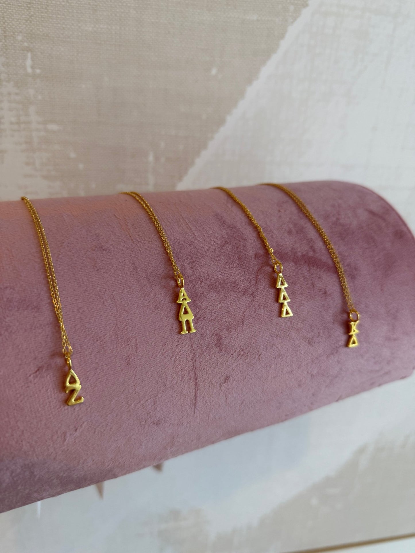 Dainty Sorority Necklace - Cola Stacks -