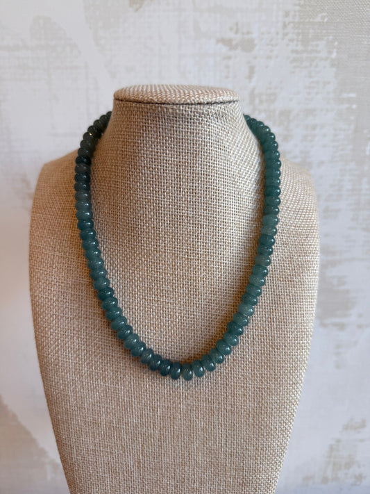 Deep Lagoon Necklace - Cola Stacks -