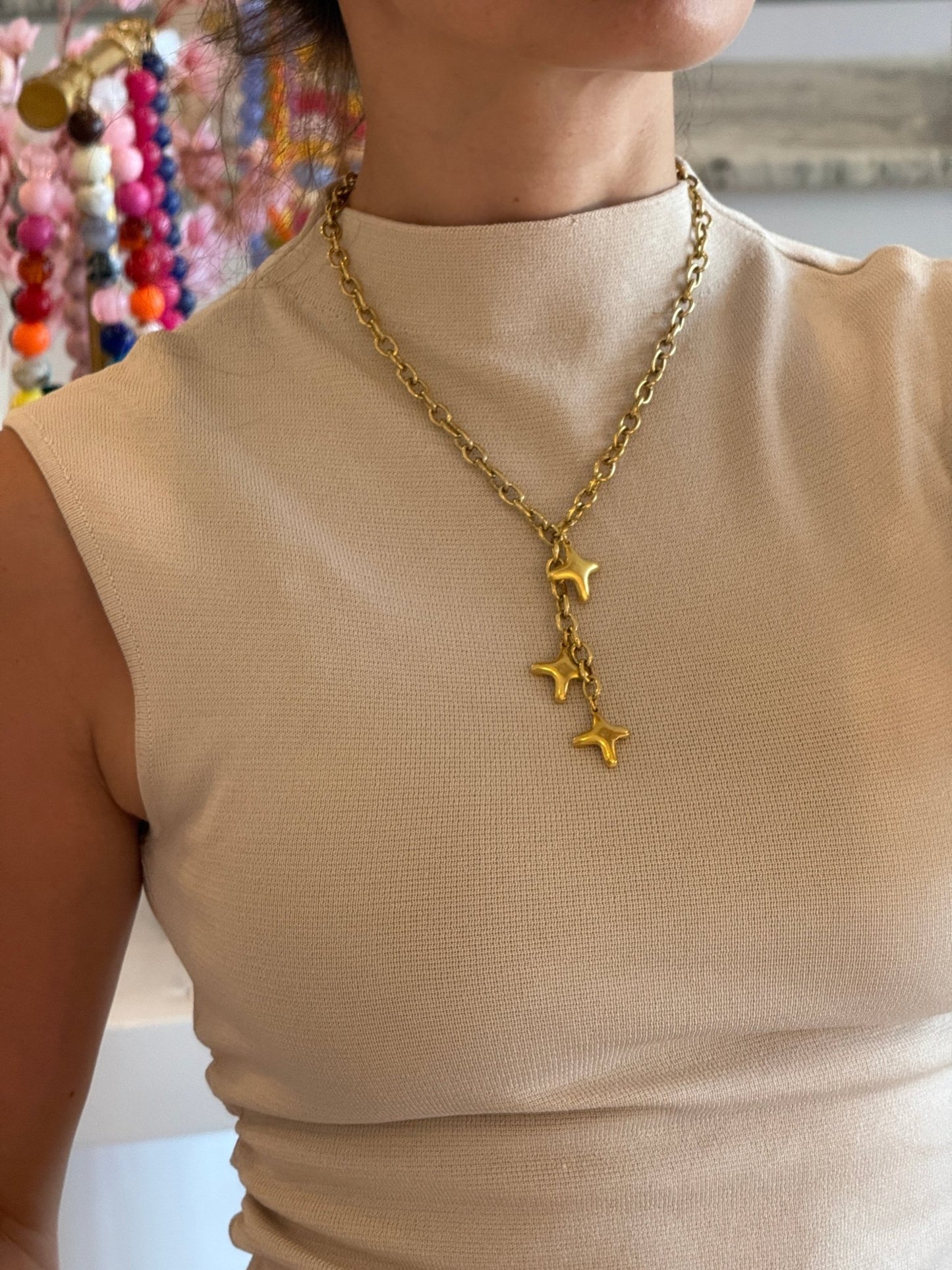 Delilah Necklace - Cola Stacks -