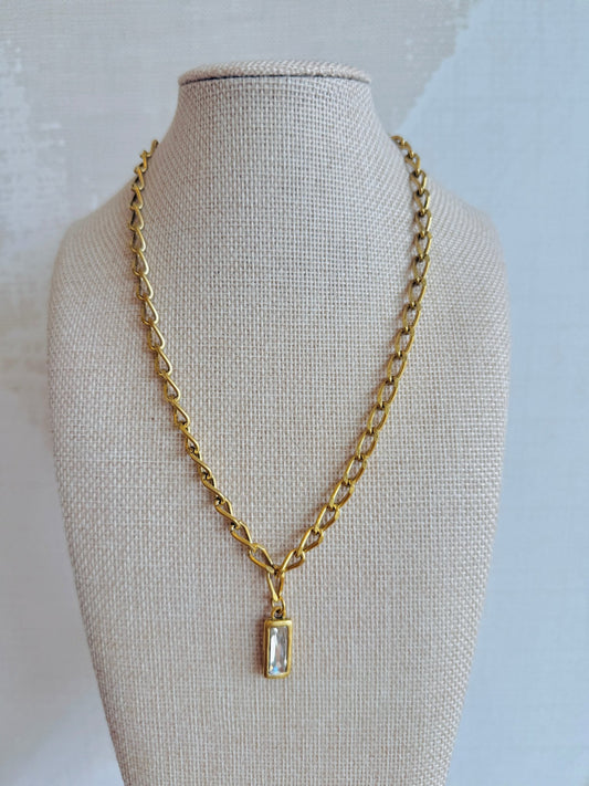 Dover Necklace - Cola Stacks -