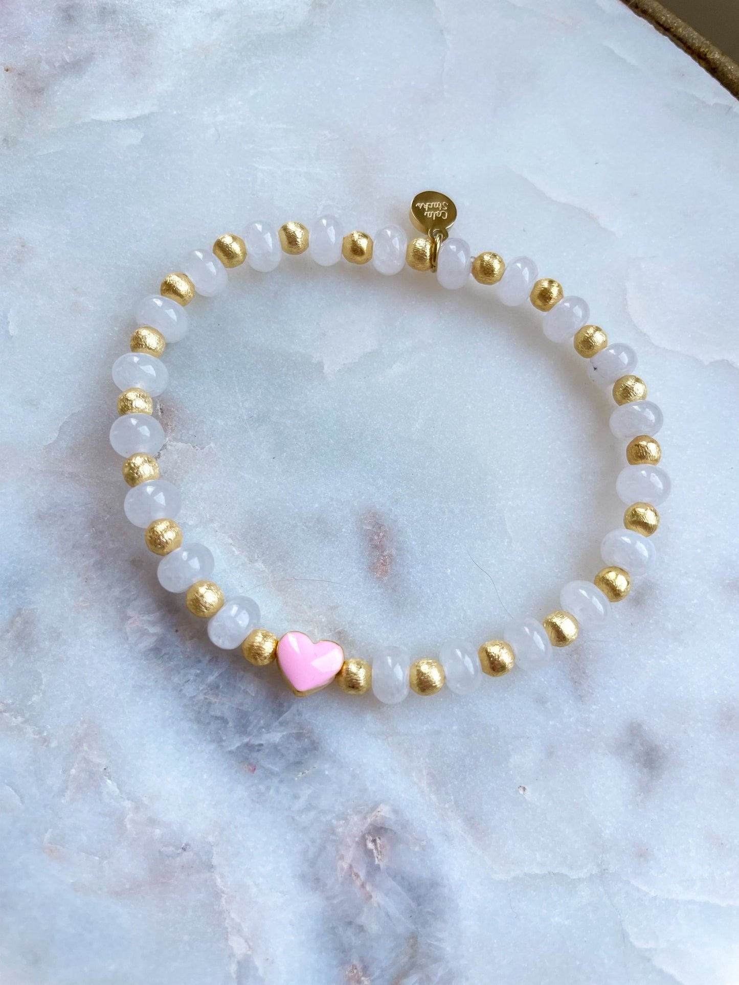 Everyday Heart Bracelet - Cola Stacks -