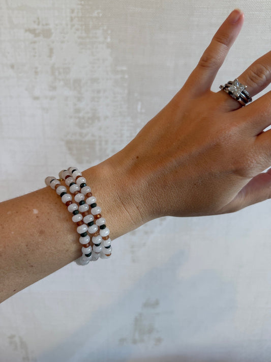 Fall Confetti Bracelet - Cola Stacks -