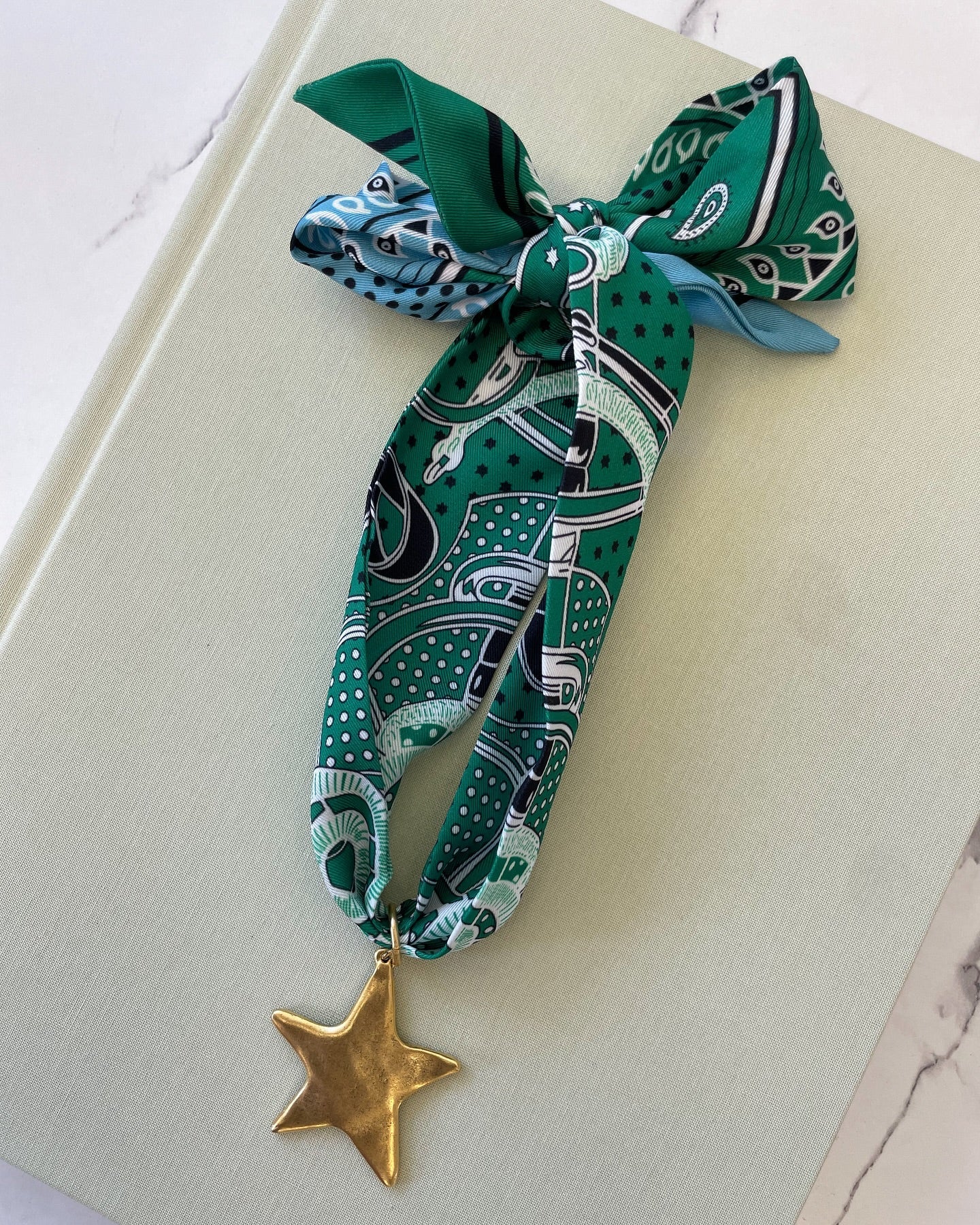 Florence Scarf Necklace - Cola Stacks -