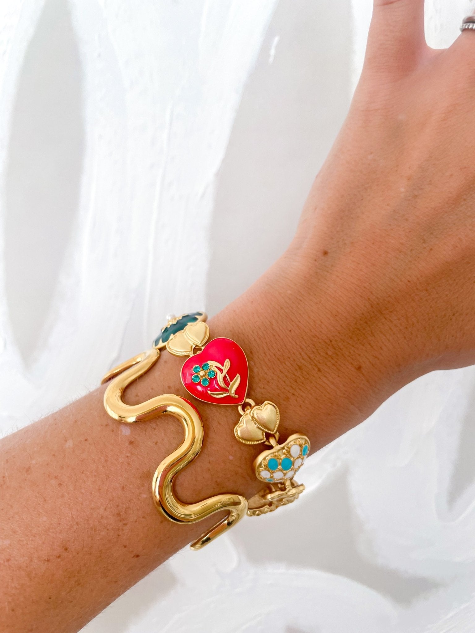 For the Love Bracelet - Cola Stacks -