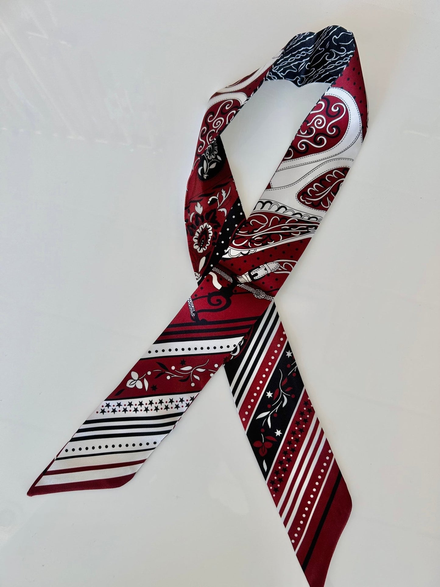 Garnet & Black Scarf - Cola Stacks -