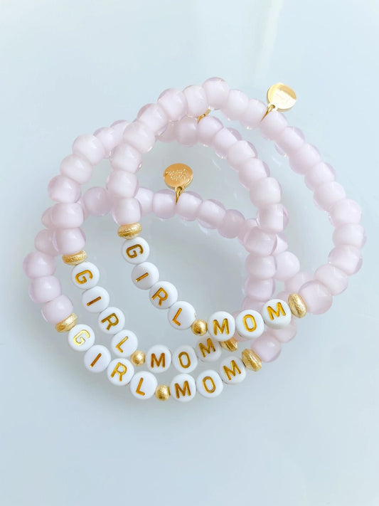 Girl Mom Bracelet - Cola Stacks -