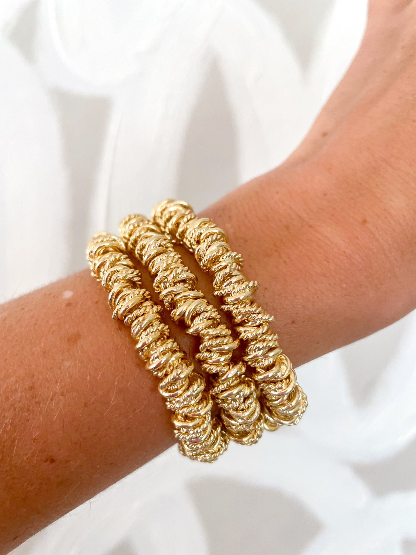 Gold Shelley Bracelet - Cola Stacks -