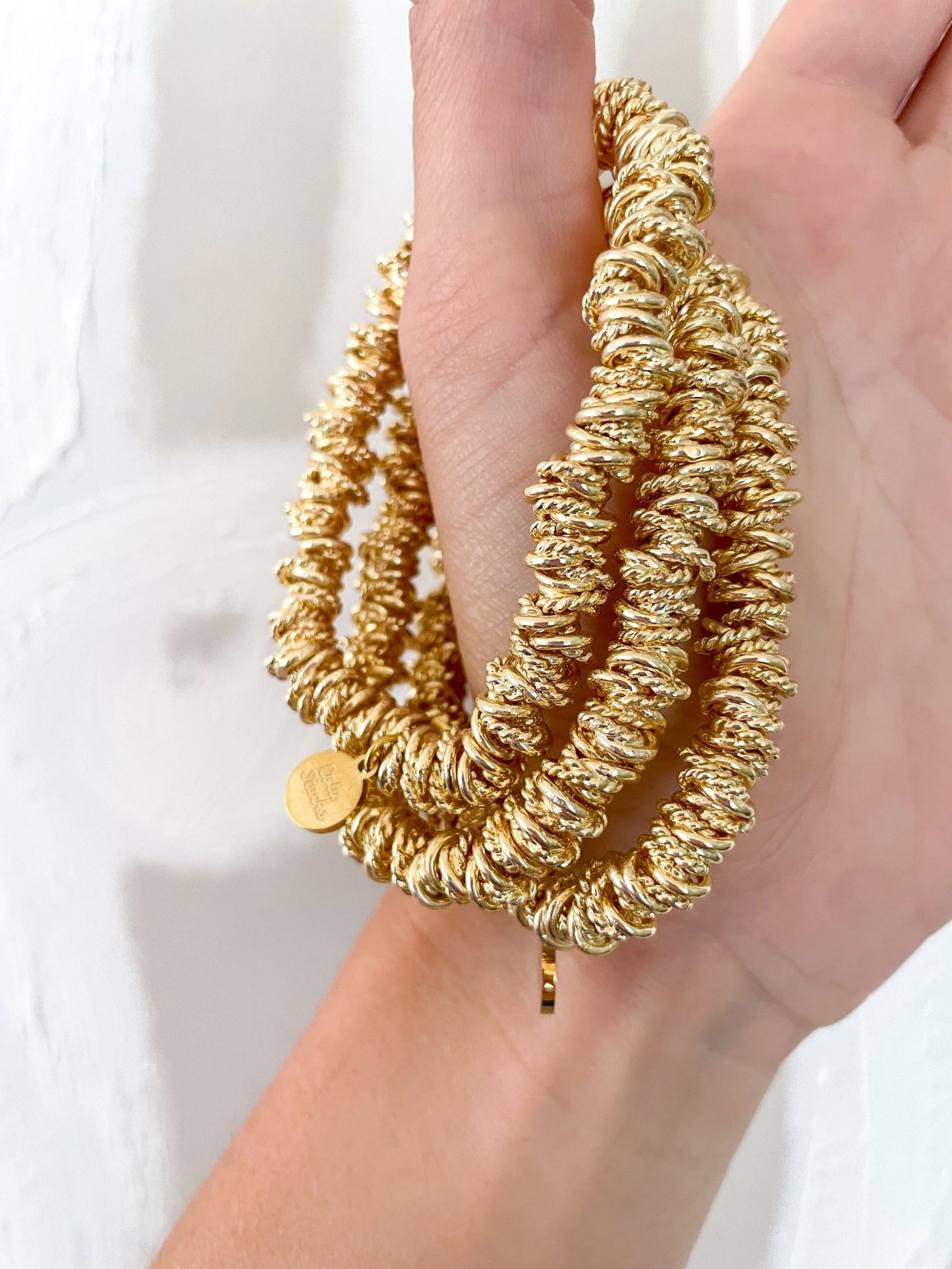 Gold Shelley Bracelet - Cola Stacks -