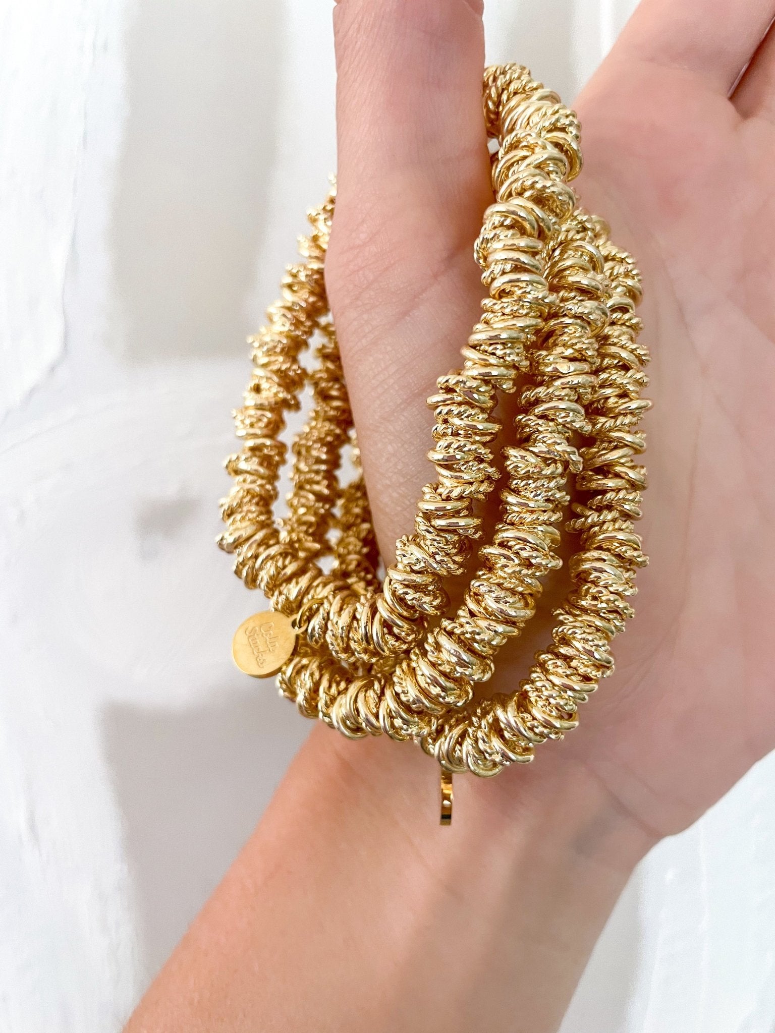 Gold Shelley Bracelet - Cola Stacks -
