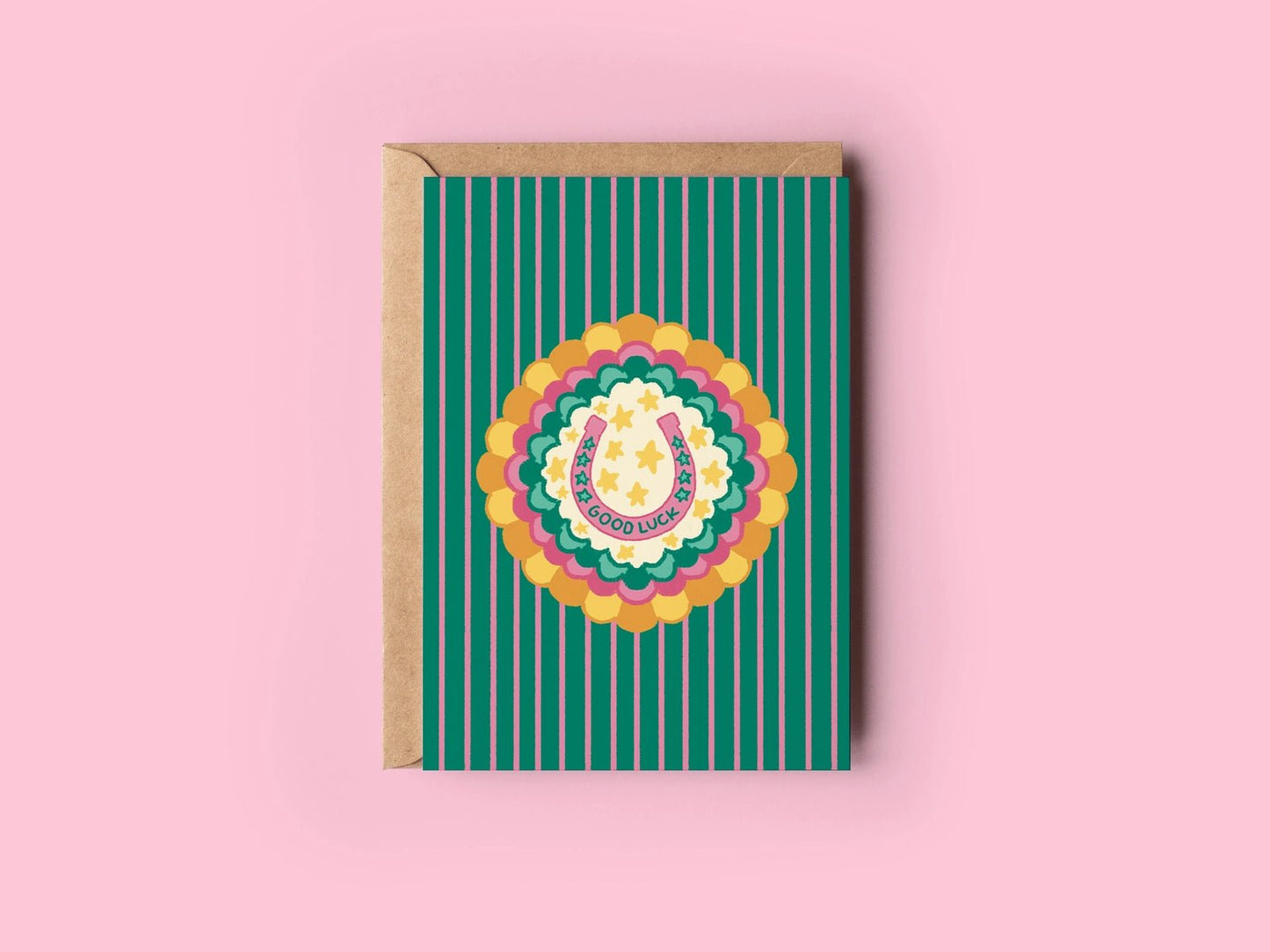 Good Luck Greeting Card - Cola Stacks -