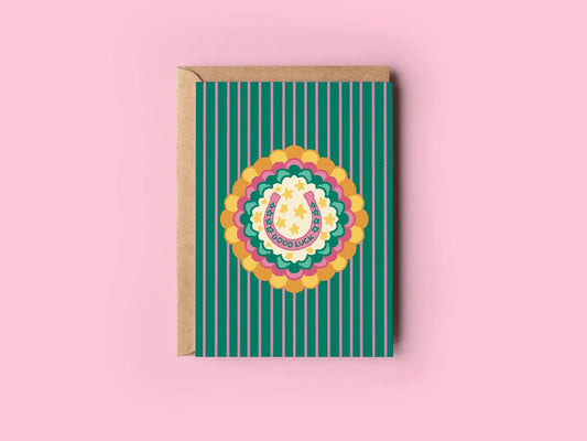 Good Luck Greeting Card - Cola Stacks -