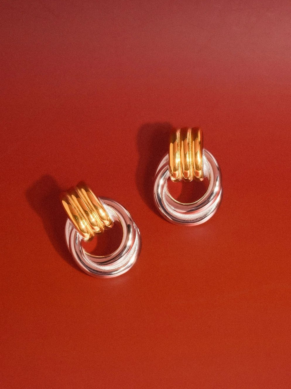 Hannah Earrings - Cola Stacks -