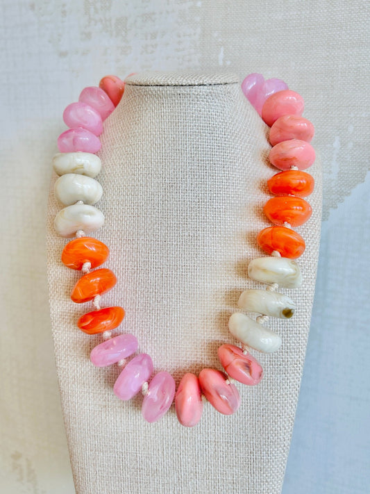 Happy Sorbet Necklace - Cola Stacks -