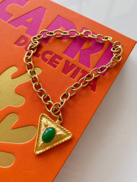 Harper Necklace - Cola Stacks -