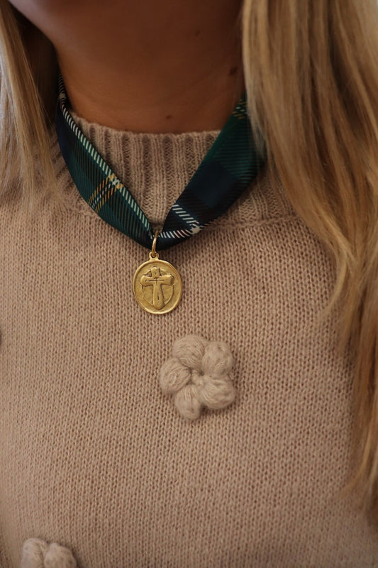 Holly Scarf Necklace - Cola Stacks -