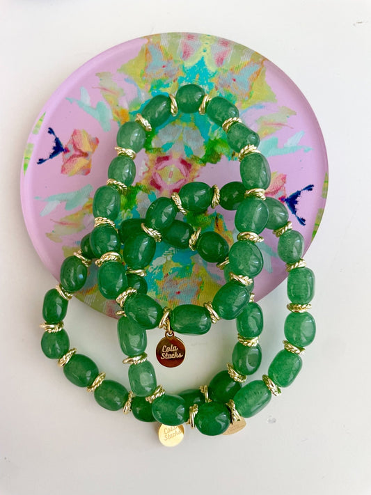 Jolie Bracelet - Cola Stacks -