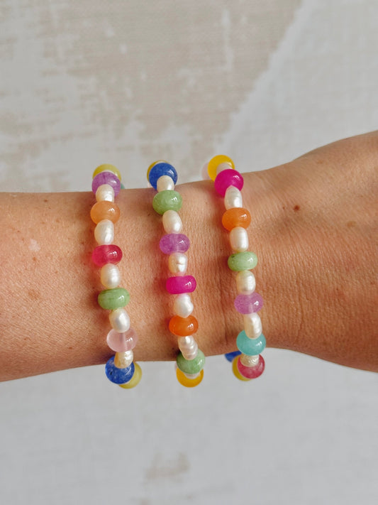 Joyful Bracelet - Confetti - Cola Stacks -