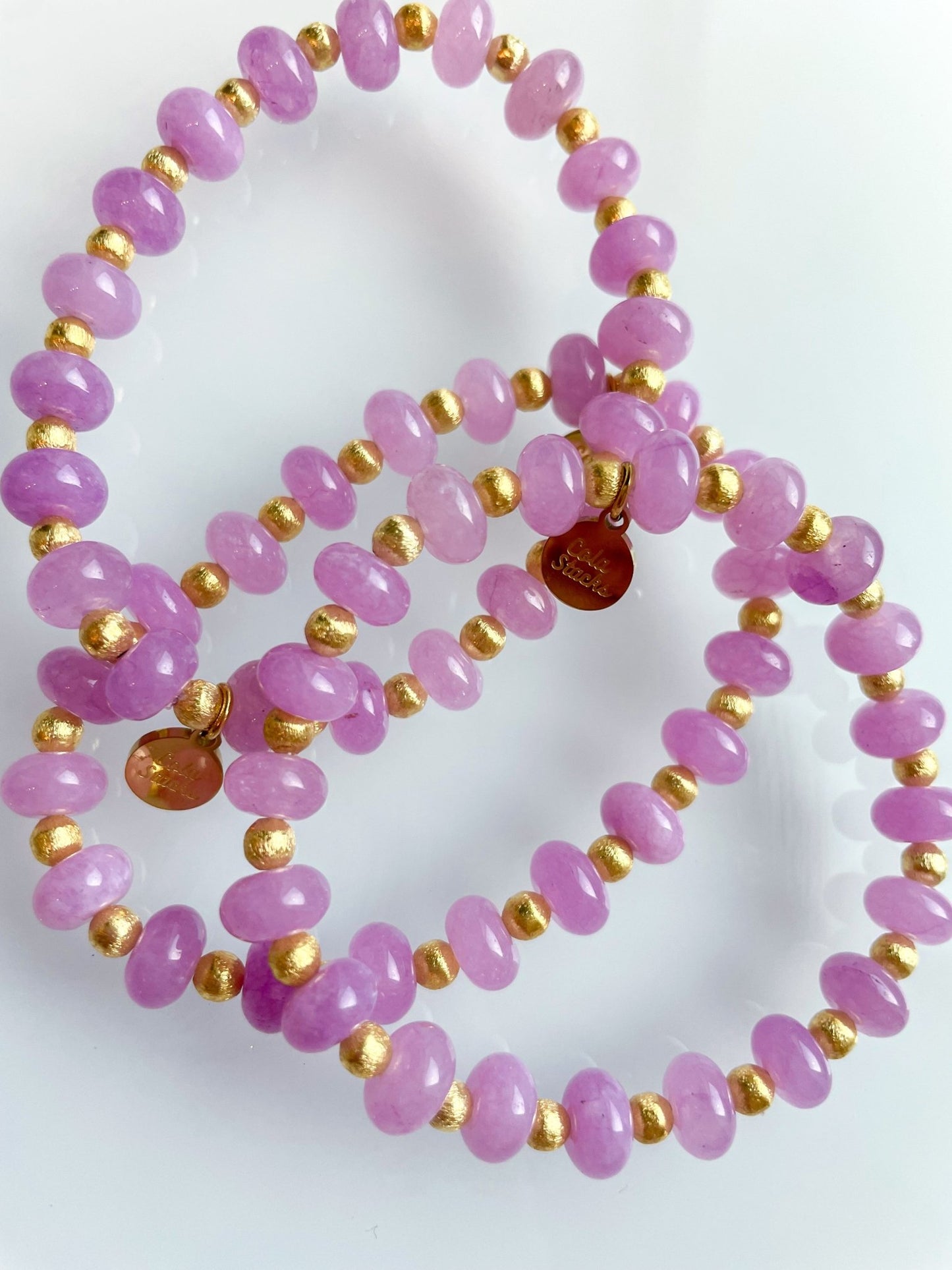 Lavender Sequoia Bracelet - Cola Stacks -