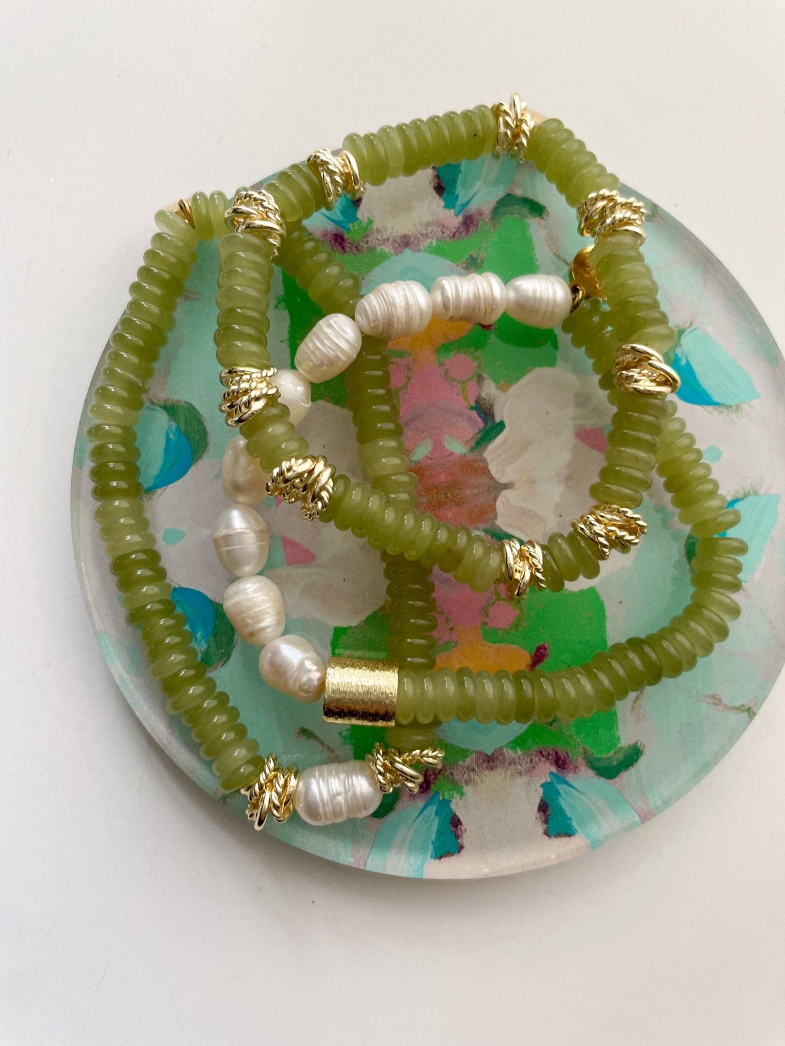 Liam Bracelet - Cola Stacks -
